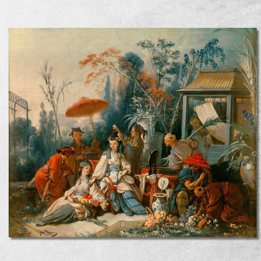 Il Giardino Cinese François Boucher fbc89 quadro stampato su tela