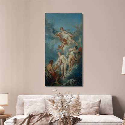 Il Giudizio Di Parigi François Boucher fbc93 quadro stampato su tela