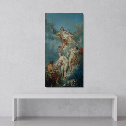Il Giudizio Di Parigi François Boucher fbc93 quadro stampato su tela
