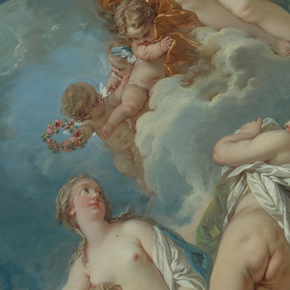 Il Giudizio Di Parigi François Boucher fbc93 quadro stampato su tela