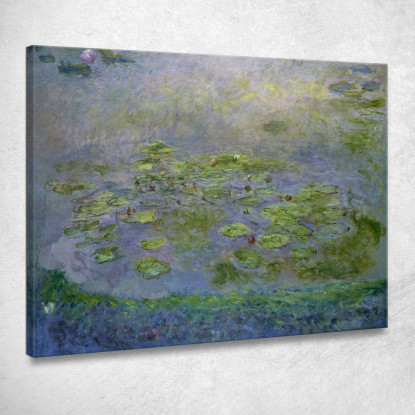 Ninfee Claude Monet mnt161 quadro stampato su tela