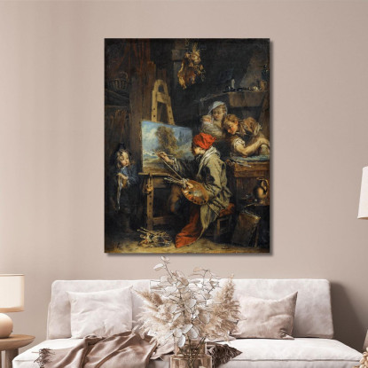 Il Pittore Paesaggista François Boucher fbc94 quadro stampato su tela