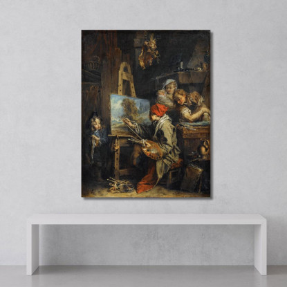 Il Pittore Paesaggista François Boucher fbc94 quadro stampato su tela