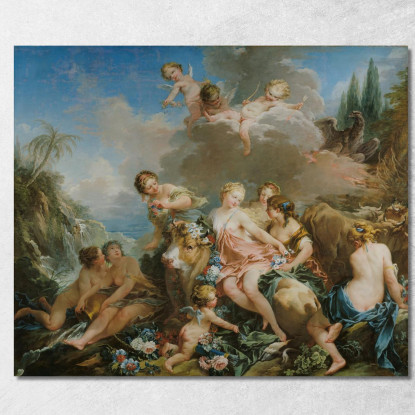 Il Ratto D'Europa François Boucher fbc97 quadro stampato su tela