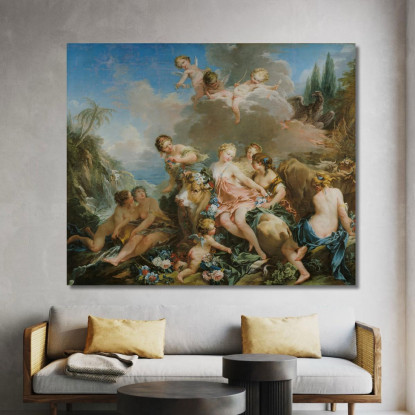 Il Ratto D'Europa François Boucher fbc97 quadro stampato su tela