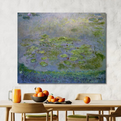 Ninfee Claude Monet mnt161 quadro stampato su tela