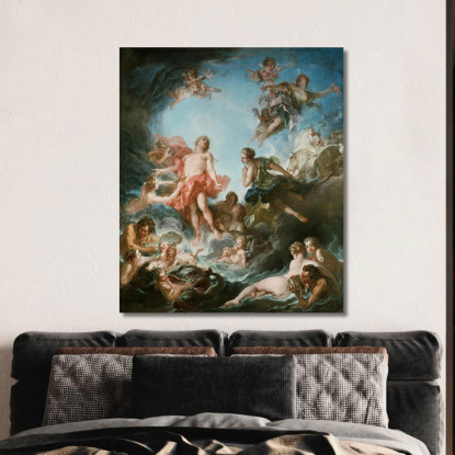 Il Sorgere Del Sole François Boucher fbc99 quadro stampato su tela