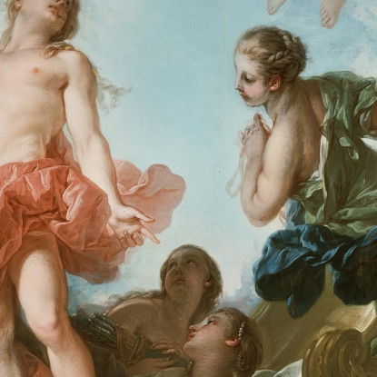 Il Sorgere Del Sole François Boucher fbc99 quadro stampato su tela