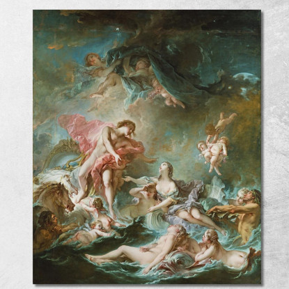 Il Tramonto Del Sole François Boucher fbc100 quadro stampato su tela