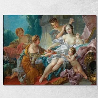 La Toilette Di Venere François Boucher fbc102 quadro stampato su tela