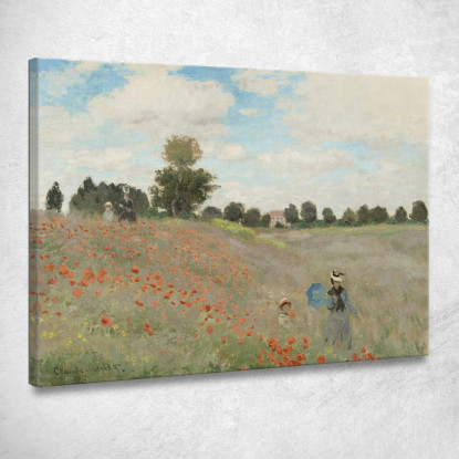 Campo Di Papaveri Claude Monet mnt163 quadro stampato su tela