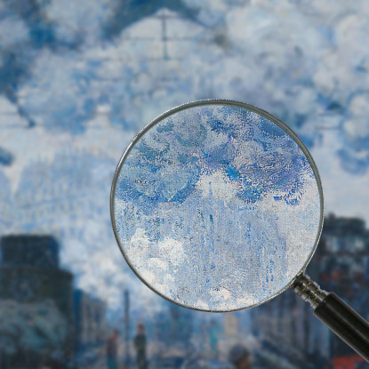 La Gare Saint-Lazare Arrivo Di Un Treno Claude Monet mnt174 quadro stampato su tela