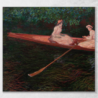 La Canoa Su Epte Claude Monet mnt178 quadro stampato su tela