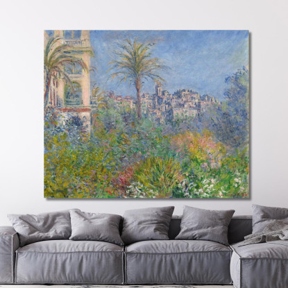 Ville A Bordighera Claude Monet mnt181 quadro stampato su tela