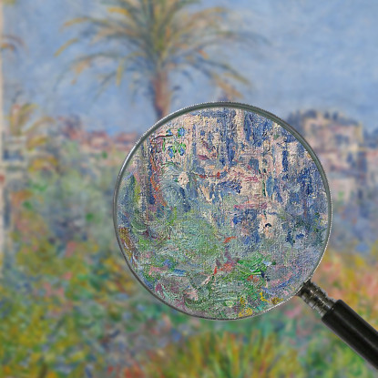 Ville A Bordighera Claude Monet mnt181 quadro stampato su tela