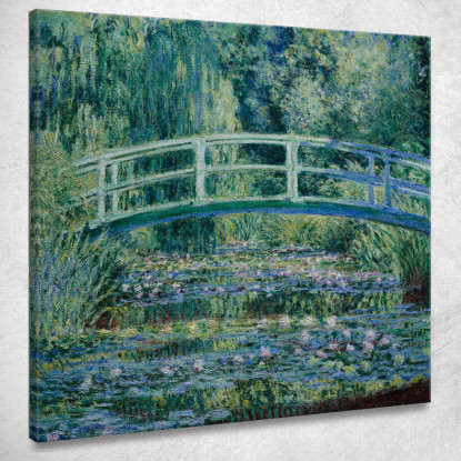 Ninfee E Ponte Giapponese Claude Monet mnt184 quadro stampato su tela