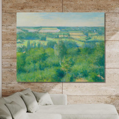 La Valle Dello Yerres Gustave Caillebotte gcl10 quadro stampato su tela