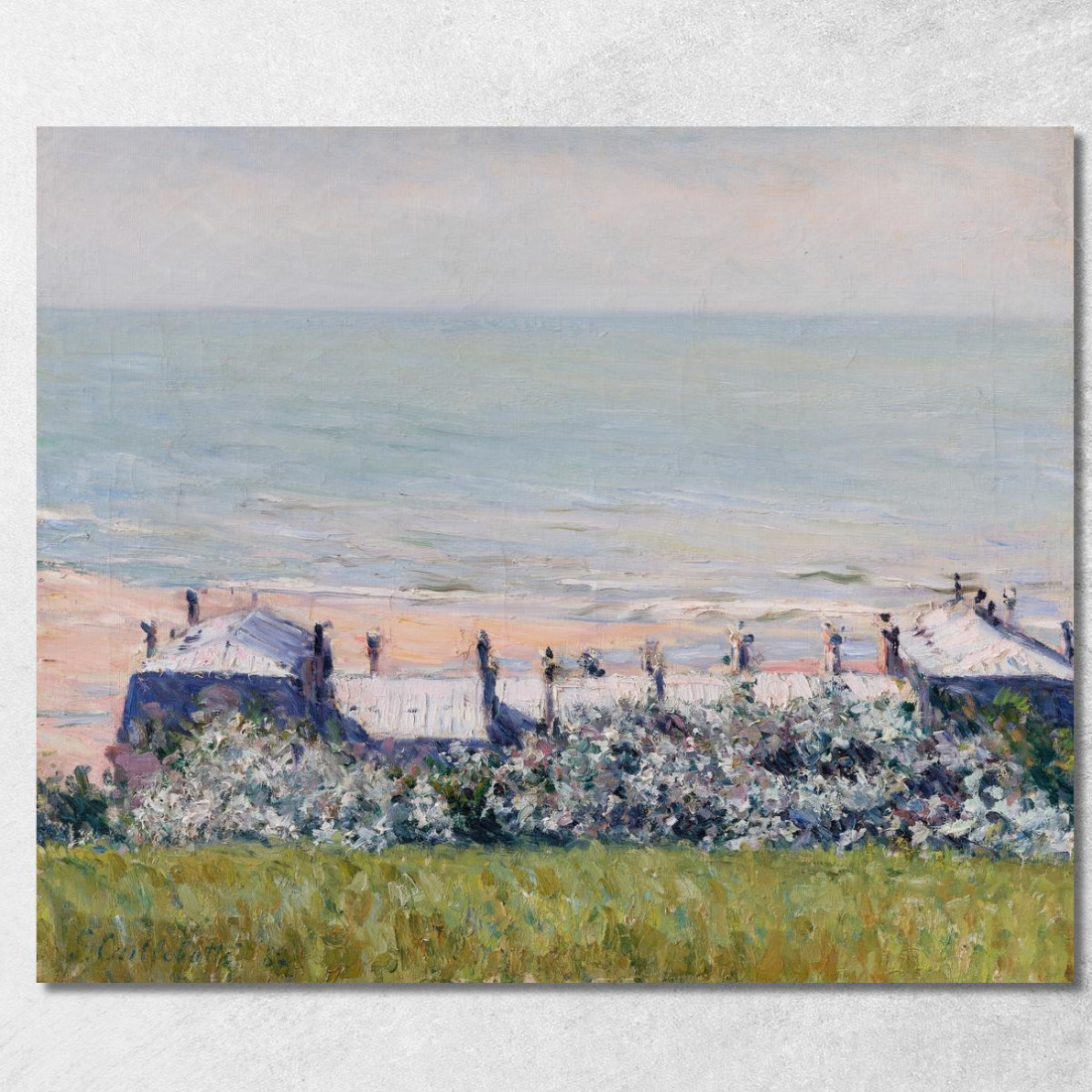 I Tetti Dell'Hôtel Des Roches Noires Trouville Gustave Caillebotte gcl15 quadro stampato su tela