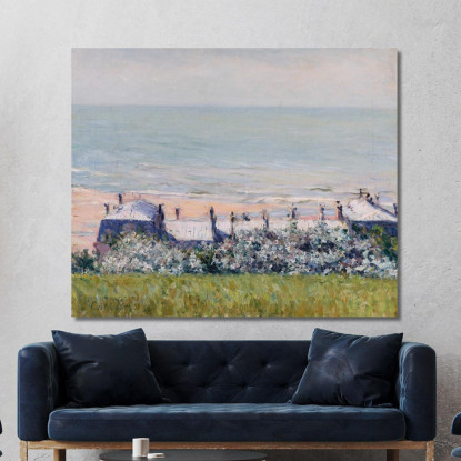 I Tetti Dell'Hôtel Des Roches Noires Trouville Gustave Caillebotte gcl15 quadro stampato su tela