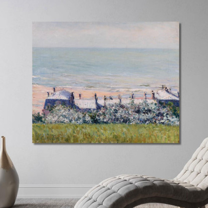 I Tetti Dell'Hôtel Des Roches Noires Trouville Gustave Caillebotte gcl15 quadro stampato su tela
