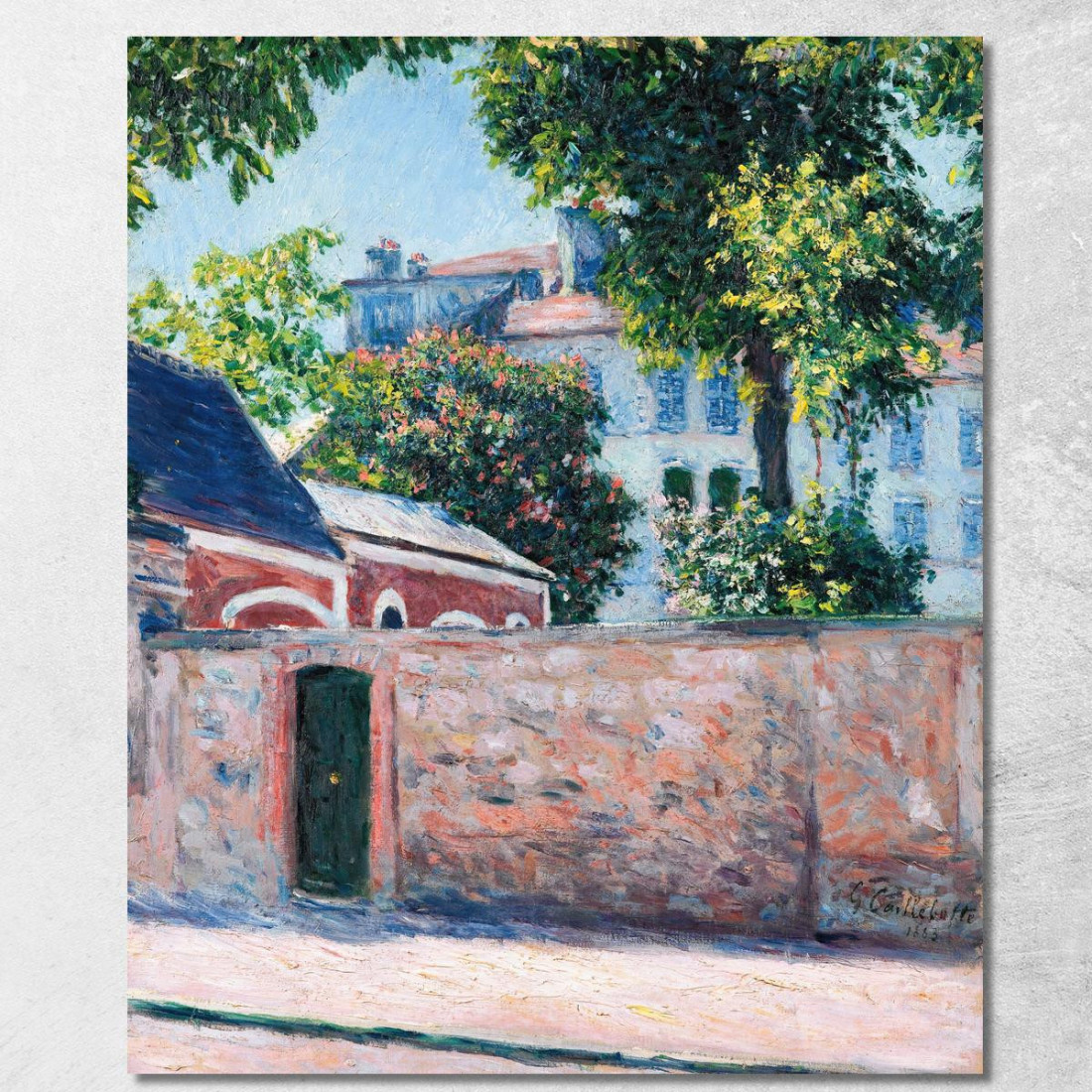 Case Ad Argenteuil Gustave Caillebotte gcl18 quadro stampato su tela