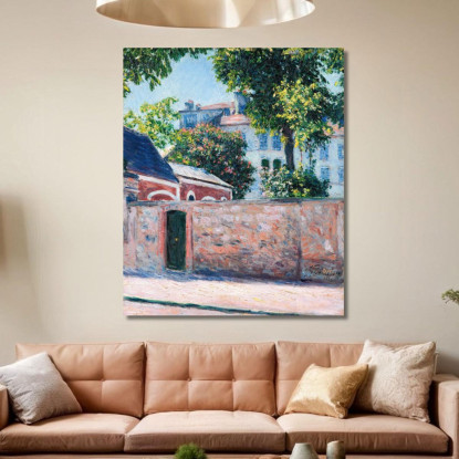 Case Ad Argenteuil Gustave Caillebotte gcl18 quadro stampato su tela