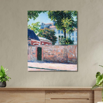 Case Ad Argenteuil Gustave Caillebotte gcl18 quadro stampato su tela