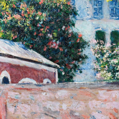 Case Ad Argenteuil Gustave Caillebotte gcl18 quadro stampato su tela