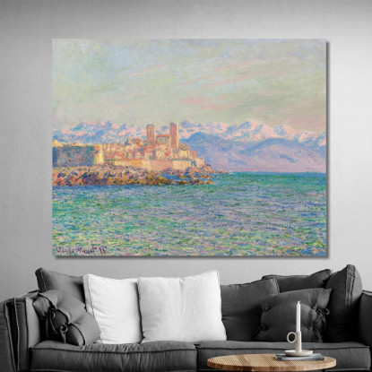 Antibes Le Fort Claude Monet mnt187 quadro stampato su tela