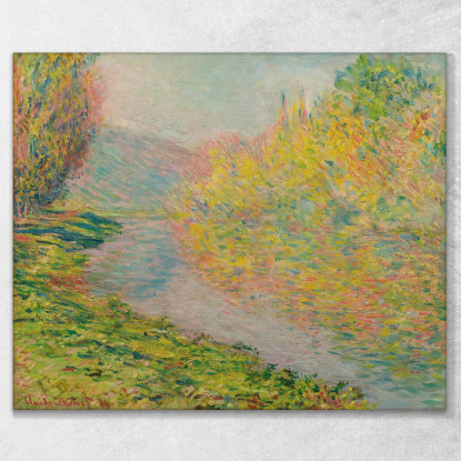 Autunno A Jeufosse Claude Monet mnt189 quadro stampato su tela