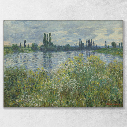 Rive Della Senna Vétheuil Claude Monet mnt191 quadro stampato su tela