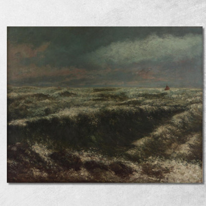 Marina Gustave Courbet cg113 quadro stampato su tela