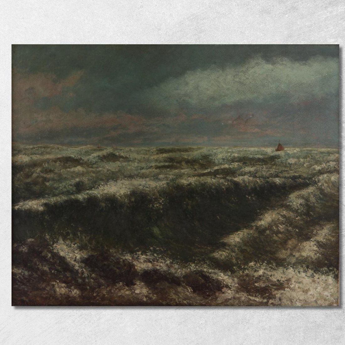 Marina Gustave Courbet cg113 quadro stampato su tela
