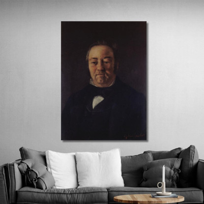Ritratto Del Signor Corbinaud Gustave Courbet cg135 quadro stampato su tela