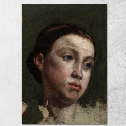 Ritratto Di Una Giovane Donna Gustave Courbet cg140 quadro stampato su tela
