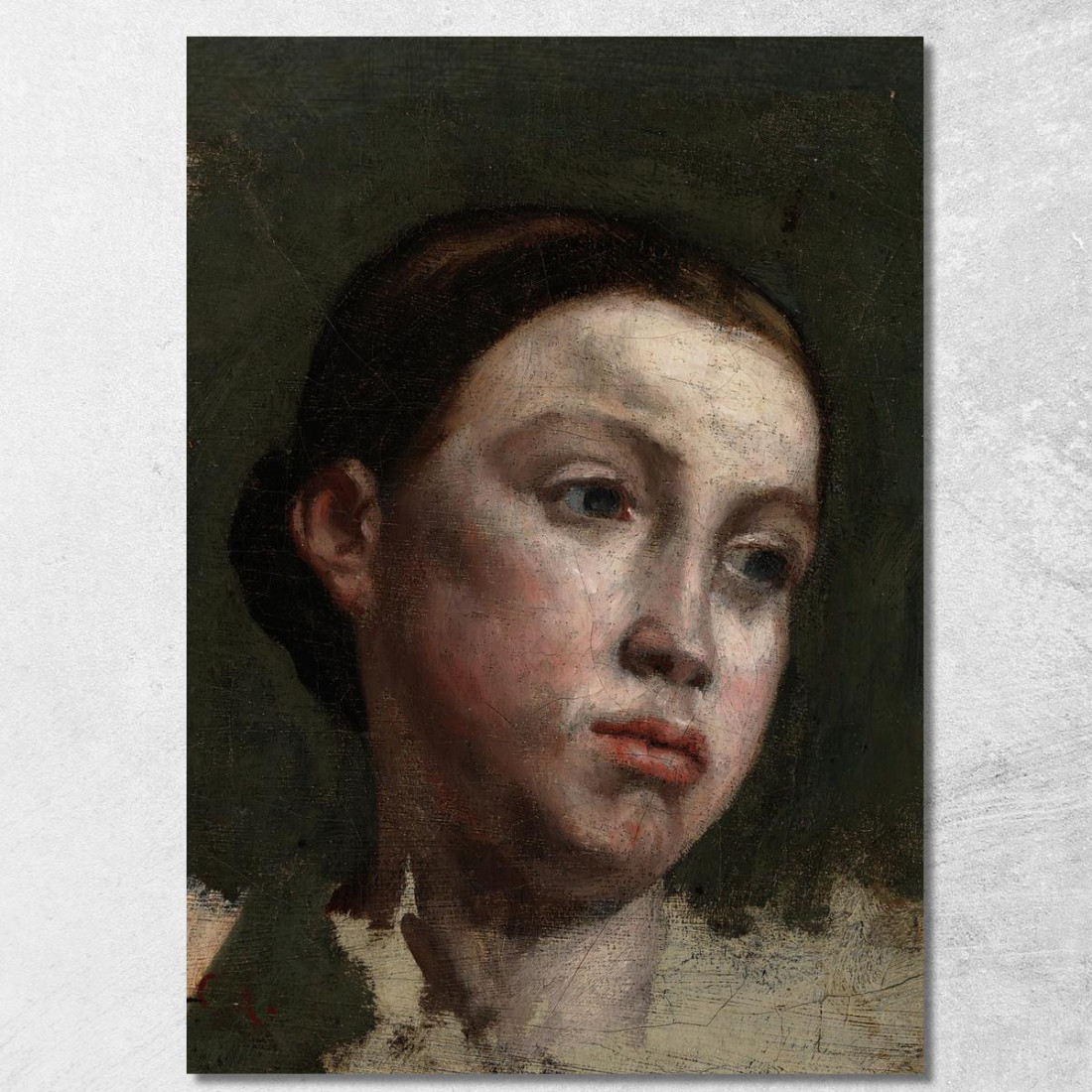 Ritratto Di Una Giovane Donna Gustave Courbet cg140 quadro stampato su tela