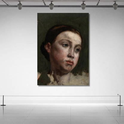 Ritratto Di Una Giovane Donna Gustave Courbet cg140 quadro stampato su tela