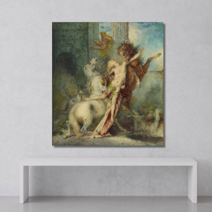 Diomede Divorato Dai Cavalli Gustave Moreau gmr5 quadro stampato su tela