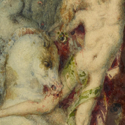 Diomede Divorato Dai Cavalli Gustave Moreau gmr5 quadro stampato su tela