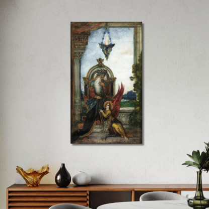 Re Davide 2 Gustave Moreau gmr12 quadro stampato su tela