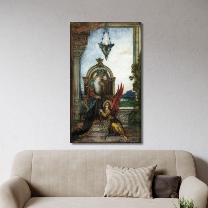 Re Davide 2 Gustave Moreau gmr12 quadro stampato su tela