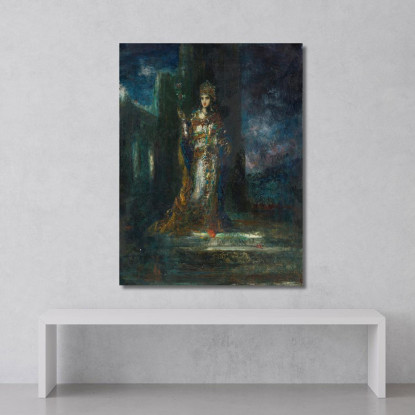 La Sposa Della Notte Gustave Moreau gmr14 quadro stampato su tela