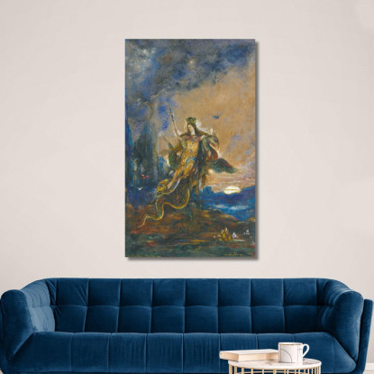 Fata Gustave Moreau gmr15 quadro stampato su tela