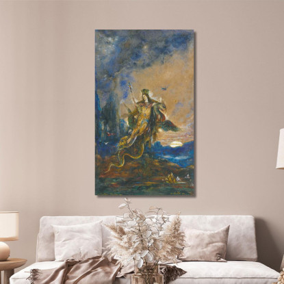 Fata Gustave Moreau gmr15 quadro stampato su tela