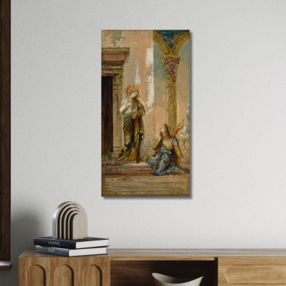 Il Santo E Il Poeta Gustave Moreau gmr18 quadro stampato su tela