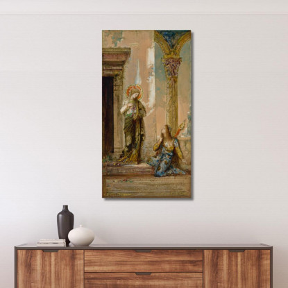 Il Santo E Il Poeta Gustave Moreau gmr18 quadro stampato su tela