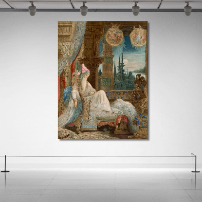 Il Sogno Di Un Abitante Del Mogul Gustave Moreau gmr21 quadro stampato su tela