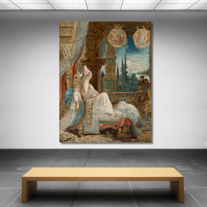 Il Sogno Di Un Abitante Del Mogul Gustave Moreau gmr21 quadro stampato su tela