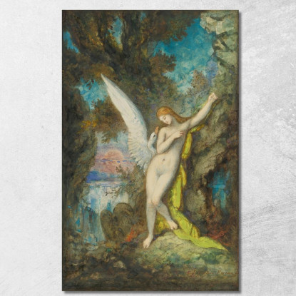 Leda E Il Cigno Gustave Moreau gmr22 quadro stampato su tela