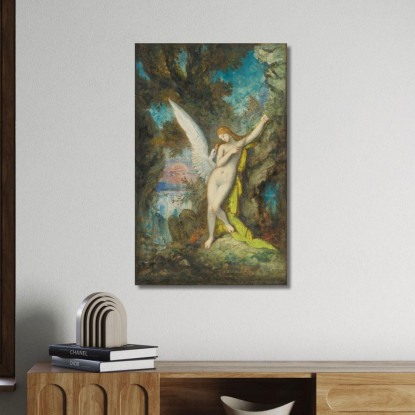 Leda E Il Cigno Gustave Moreau gmr22 quadro stampato su tela